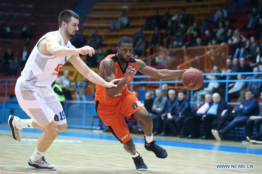 (SP)CROATIA-ZAGREB-BASKETBALL-EUROCUP-CEDEVITA ZAGREB VS BUDUCNOST VOLI