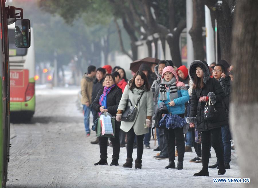 CHINA-CHANGSHA-SNOWFALL(CN)