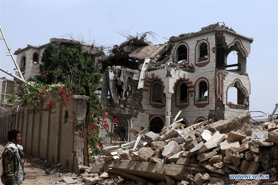 YEMEN-SANAA-DESTROYED HOUSES