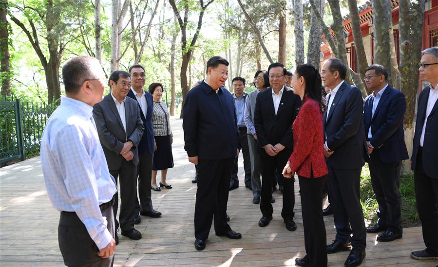 CHINA-BEIJING-XI JINPING-PKU-INSPECTION(CN)