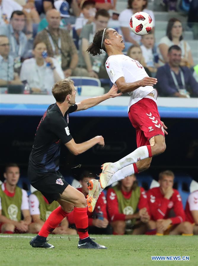 (SP)RUSSIA-NIZHNY NOVGOROD-2018 WORLD CUP-ROUND OF 16-CROATIA VS DENMARK