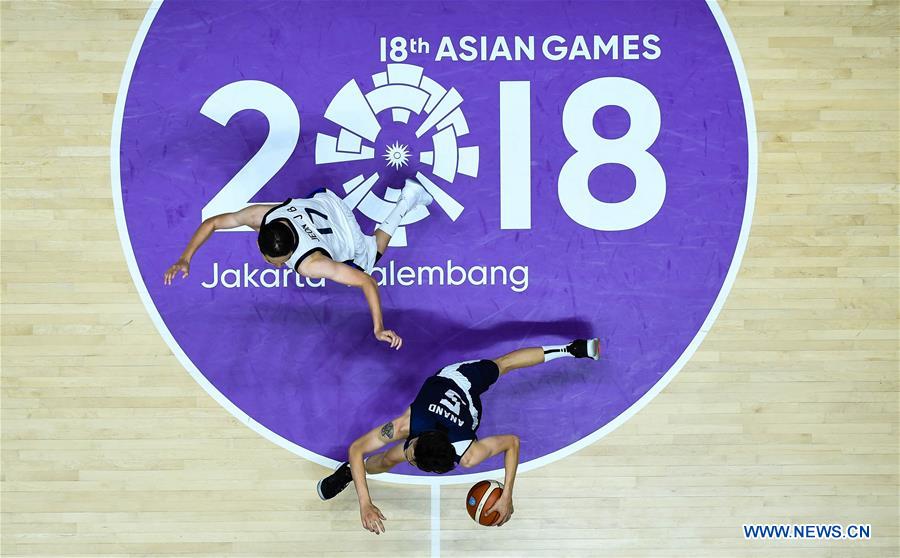 (SP)INDONESIA-JAKARTA-ASIAN GAMES-BASKETBALL-SOUTH KOREA VS MONGOLIA