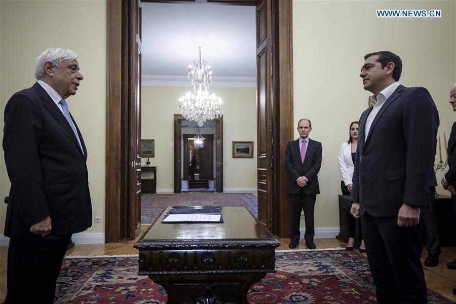 GREECE-ATHENS-PM-ALEXIS TSIPRAS-FOREIGN MINISTER-SWEARING IN  