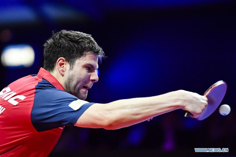 (SP)FRANCE-CHESSY-2018 ITTF MEN'S WORLD CUP-SEMIFINAL-TIMO BOLL VS DIMITRIJ OVTCHAROV