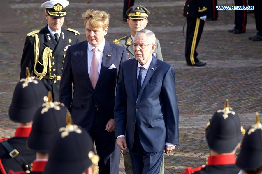 THE NETHERLANDS-THE HAGUE-AUSTRIA-PRESIDENT-VISIT