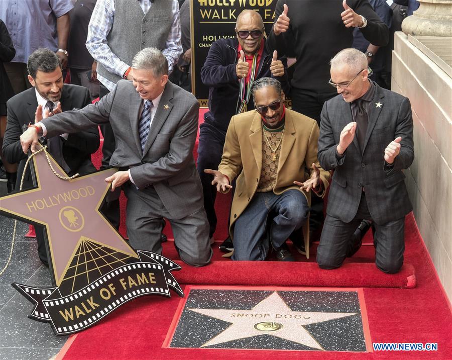 U.S.-LOS ANGELES-WALK OF FAME-SNOOP DOGG