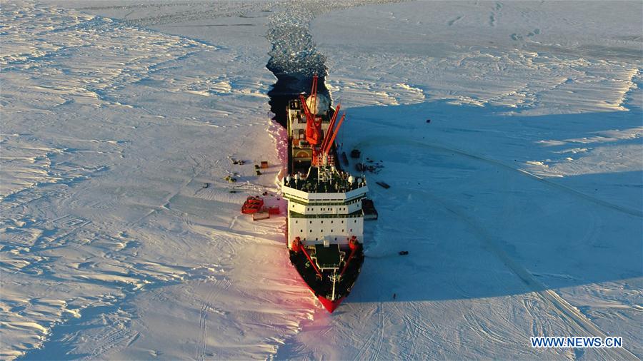 ANTARCTICA-XUELONG-UNLOADING OPERATION