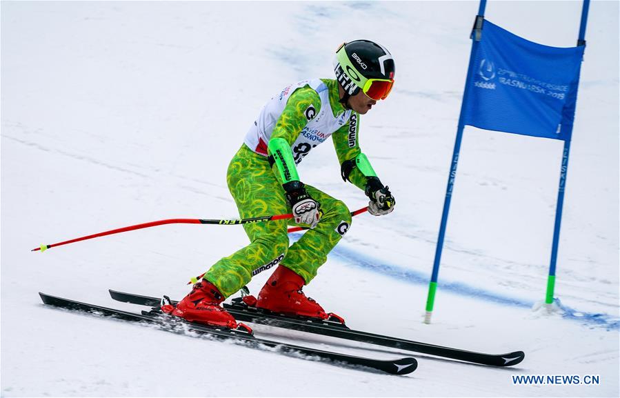 (SP)RUSSIA-KRASNOYARSK-29TH WINTER UNIVERSIADE-ALPINE SKIING-GIANT SLALOM