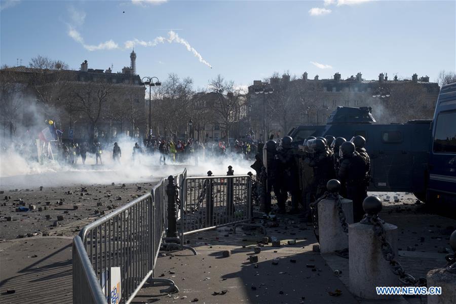 FRANCE-PARIS-"YELLOW VEST"-PROTEST