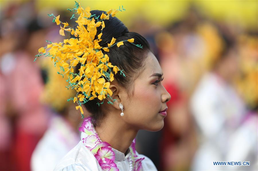 MYANMAR-YANGON-TRADITIONAL WATER FESTIVAL