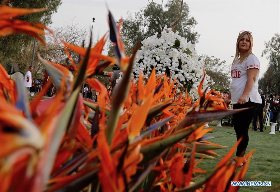 IRAQ-BAGHDAD-AL-ZAWRAA PARK-FLOWER FESTIVAL