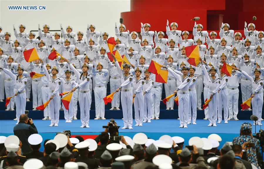 CHINA-SHANDONG-QINGDAO-MILITARY MUSIC DISPLAY (CN)