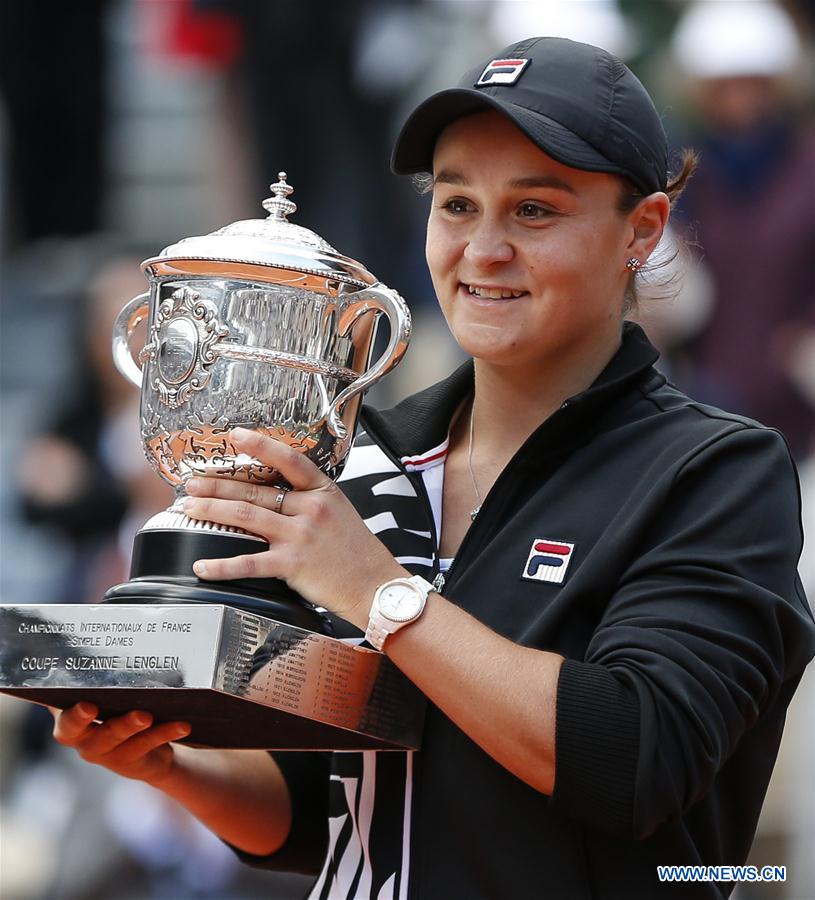 (SP) FRANCE-PARIS-TENNIS-ROLAND GARROS-WOMEN'S SINGLES FINAL