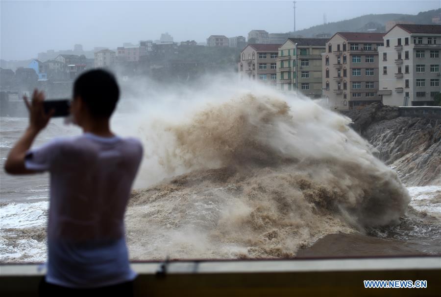 CHINA-ZHEJIANG-WENLING-TYPHOON-LEKIMA (CN)