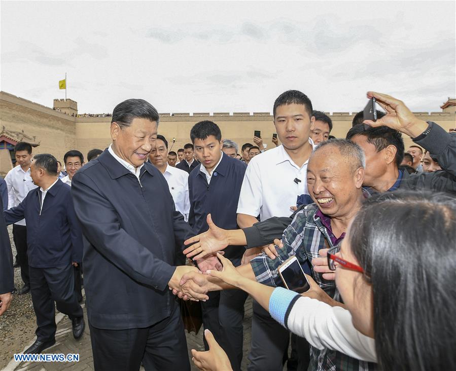 CHINA-GANSU-XI JINPING-INSPECTION (CN)