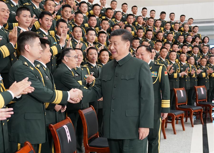 CHINA-MACAO-XI JINPING-PLA GARRISON-INSPECTION (CN)