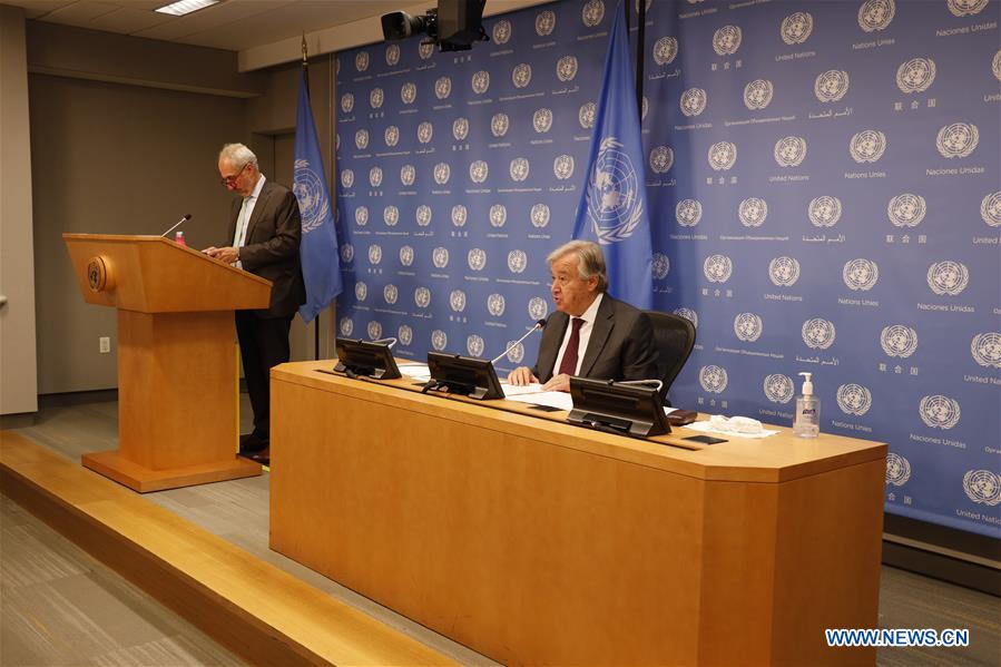 UN-GUTERRES-CLIMATE CHANGE REPORT-LAUNCH