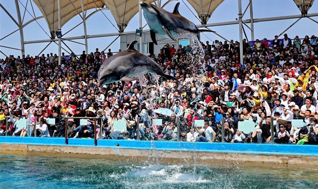 People enjoy Labor Day holiday across China